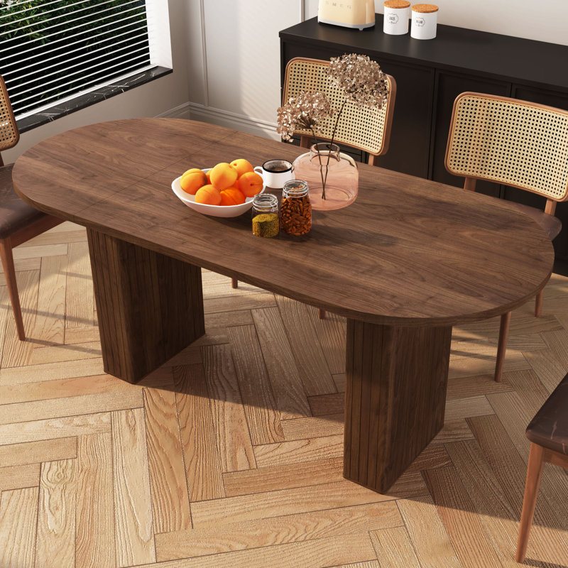 Millwood Pines Dilakshan Oval 70.86'' L x 31.49'' W Dining Millwood Pines Dilakshan Oval 70.86'' L x 31.49'' W Dining